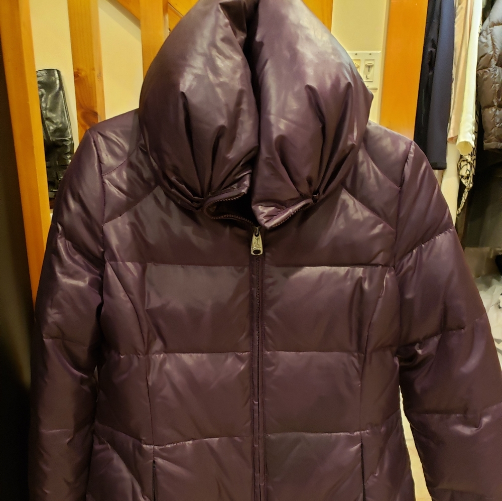 Purple down Via Spiga coat